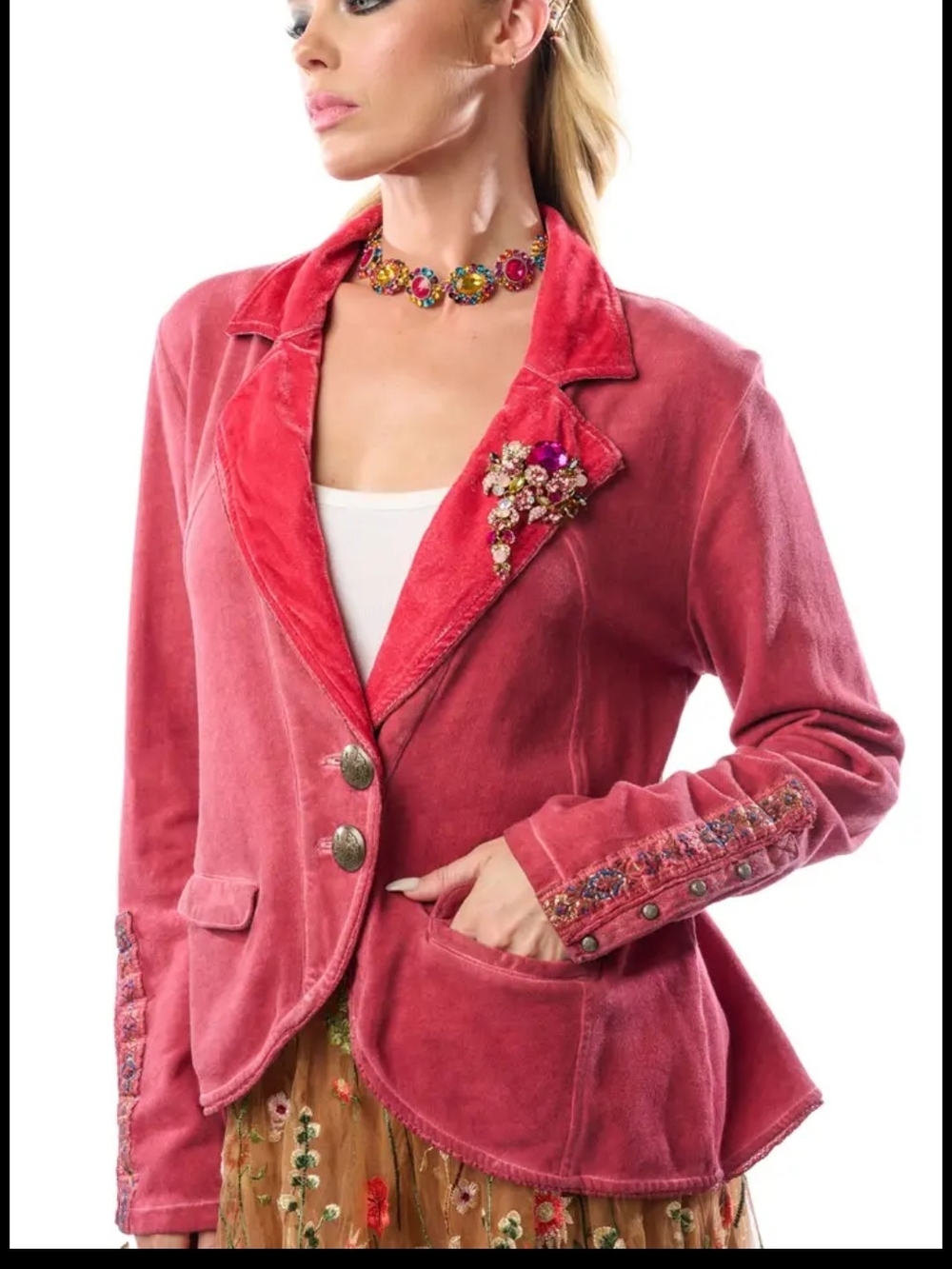 Colonel Jacket in Red - Picture 10 of 12